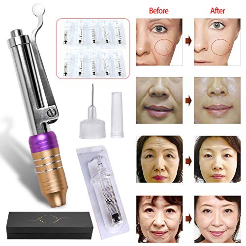 FDCXK Hyaluron Pen Hialurónica con Cabeza De 10 Ampollas para El Llenado De Antiarrugas Lifting Dudu Lips Atomizer Pen