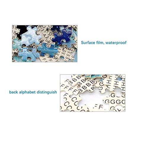 FDDPT Rompecabezas Adultos 1000 Piezas Villa Puzzle de Madera Juego Familiar 75x50cm