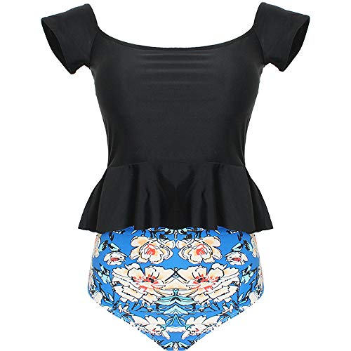 FELZ Bikinis Bikini Mujer Push Up, Trajes de baño de Dos Piezas Bikini Sexy Mujer Verano 2019 Ropa de Playa Bañador Tankinis Push up Camisolas y Pareos Shorts señora Swimsuit Talla Grande