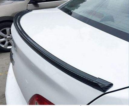 Fibra De Carbón 150cm Posterior Caucho Labio Parachoque Techo Maletero Revelación Ala Compatible Con Nissan Por Navara, Note