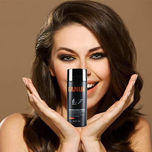 Fibras Capilares Natural Negro 28 Gramos Caída Cabello Disimular Calvicie Con Polvo de Queratina Aumentar el Volumen Hombre Mujer