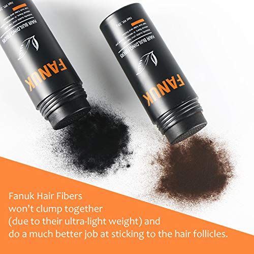 Fibras Capilares Natural Negro 28 Gramos Caída Cabello Disimular Calvicie Con Polvo de Queratina Aumentar el Volumen Hombre Mujer