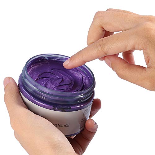 Filfeel - Tinte de cabello, cera (6 colores), mujer, hombre, peinado, desechable, modelo