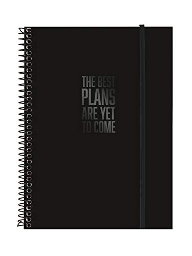 Finocam - Agenda 18 Meses 2020-2021 E10-155x212 Semana Vista Apaisada Espiral Negra Español