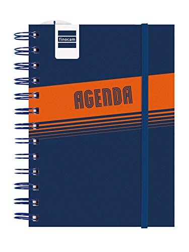Finocam - Agenda Curso 2020-2021 para Secundaria Octavo, 120 x 169, 1 Día Página (sept-jun) Mini Institut Lisa Azul Español