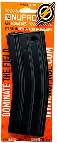 First and Only Airsoft NUPROL M4 Metal HI-Cap mag Magazine 370 RND e Parche de la Prima y la Venta al por Menor dettaglio