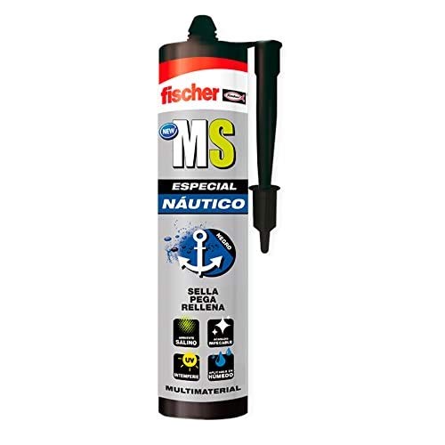 Fischer 1 Silicona náutica negra
