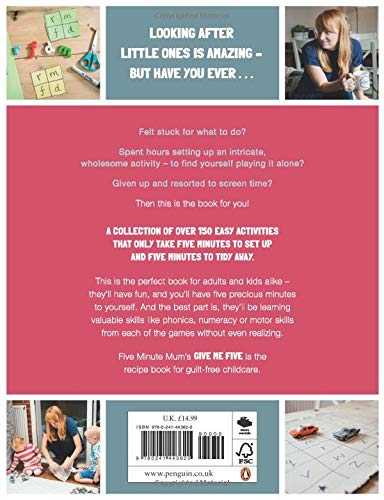 Five Minute Mum: Give Me Five: Five minute, easy, fun games for busy people to do with little kids