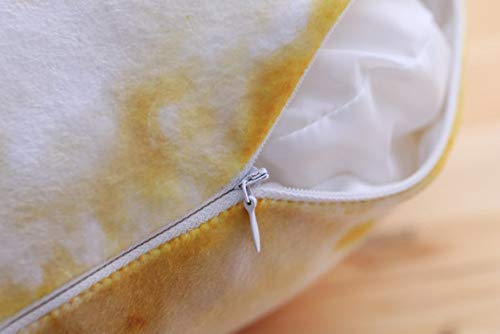 FKIHK Cojín de asientoEmulación 3D Huevos fritos Cojín con Forma de Almohada Sofá Lavable Cojín del Respaldo Muñeca de Peluche de Felpa, como en la Imagen, 40 cm