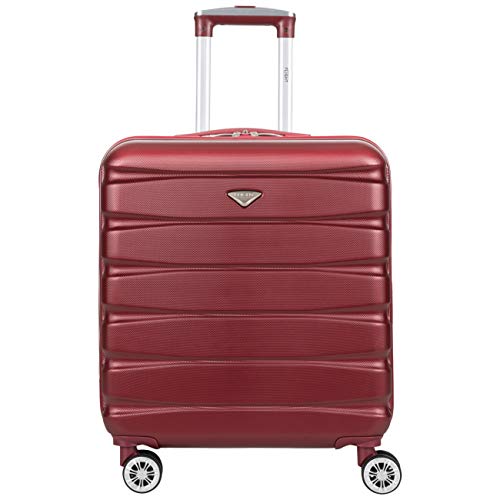 Flight Knight ABS 3 Tamanos Maleta Ligera Maximus Permitidas De Iberia, easyJet, Air Nostrum, Jet2 Entre Muchas Otras! Maleta De Mano 56x45x25 cm Maletas De Viaje Grandes 8 Ruedas