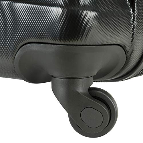 Flight Knight Maleta De Mano 55x35x20 cm Compatible con Vueiling, Iberia, RyanAir, Easyjet, Air Nostrum, Air Europa Entre Muchas Otras! Maleta Cabina 4 Ruedas ABS Maleta Trolley Ligera