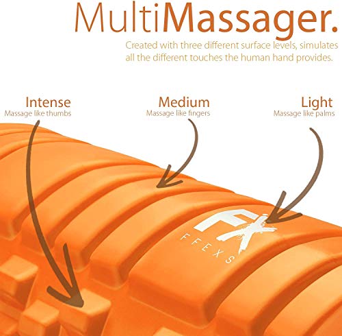 Foam Roller - Rodillo de Espuma para Terapia de Masaje – Para Masajes Muscular Fitness Pilates Yoga - La Mejor Herramienta para Deportivo - Tejido Profundo Liberación Miofascial y Alivio de Dolores