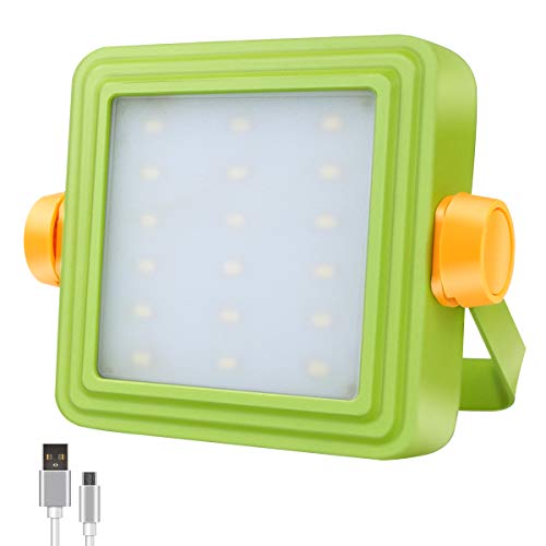 Foco Proyector LED Portátil GOSUN, Luz de Trabajo Recargable para Exteriores de 10W con Batería de 8800mAh y Indicadora, 5 Modos, Foco para Acampamento, Trabajo, Reparación de Automóvil
