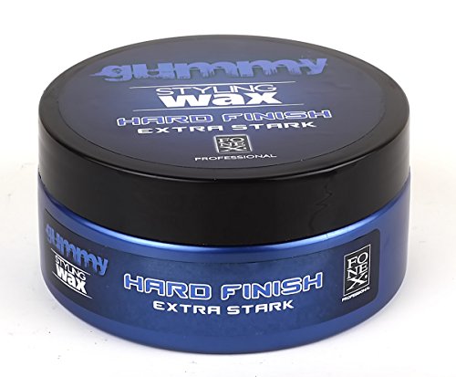 Fonex Gummy Hard Finish – Cera modeladora para el cabello, fijación extrafuerte, 150 ml