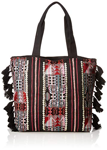 For Time Shopping Hindú, Bolso shopper étnico para Mujer, Multicolor, 36x45x13 cm