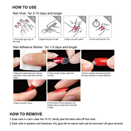 Forall Color Puro Ataúd Uñas Postizas Púrpura Presione Sobre Uñas Postizas Brillantes Cubierta Completa Kit De Uñas Postizas De Bailarina Mediana Para Mujeres y Niñas 24 PCs