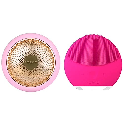 Foreo UFO el dispositivo Inteligente + Foreo LUNA mini 2 el limpiador facial