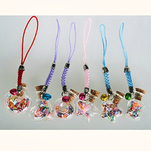 Forma De Estrella De Pequeñas Botellas De Vidrio Mensaje Corcho Claros Deseos Vacía Viales 10pcs