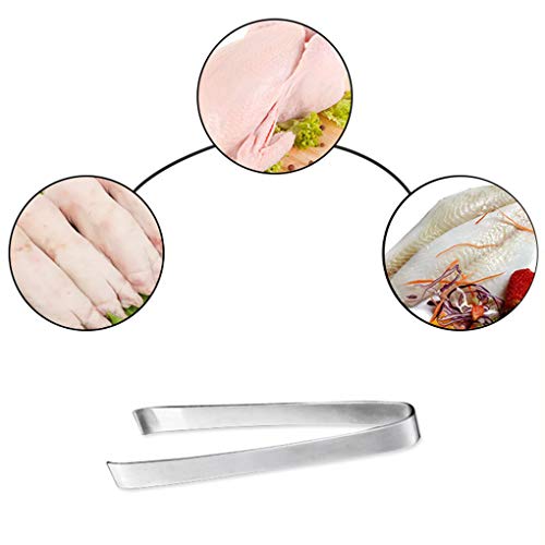 Fornateu Espina de Pescado de Piel Huesos Pinzas de Acero Inoxidable Cocina de la depiladora Alicates Alimentos de Origen Animal Pluma desplume Remover