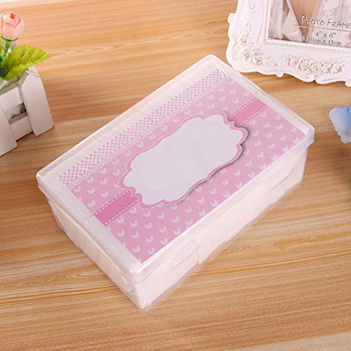 Frcolor 1000pcs algodón almohadillas absorbente delgado soplos Plaza de algodón para quitar maquillaje Facial y uñas Polis