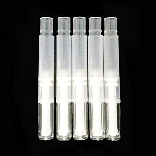 Frcolor 6 unids 3 ml Plumas de Torsión Transparente Pluma de Aceite de Uñas Vacía Envase Cosmético Brillo de Labios Aplicadores Crecimiento de Pestañas Líquido Tubo con punta de Pincel
