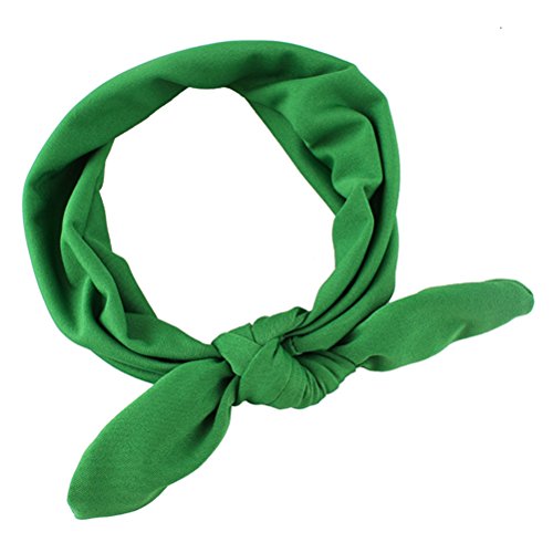 Frcolor 8pcs recién nacido niños niñas orejas de conejo diadema turbante arco nudo diadema