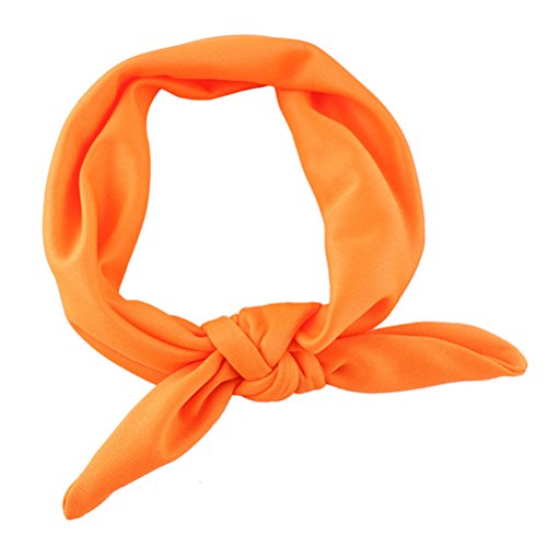 Frcolor 8pcs recién nacido niños niñas orejas de conejo diadema turbante arco nudo diadema