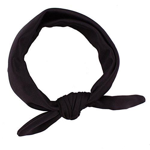 Frcolor 8pcs recién nacido niños niñas orejas de conejo diadema turbante arco nudo diadema