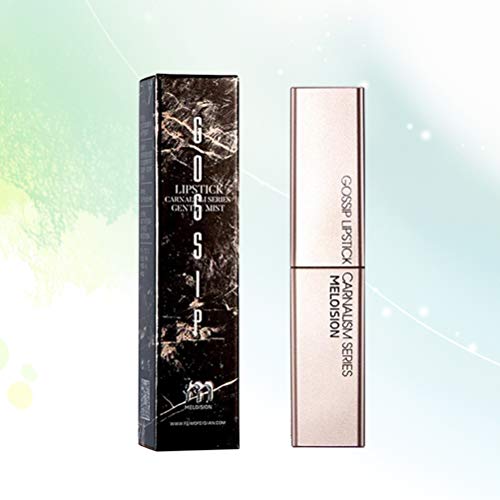 Frcolor - Bálsamo de labios para mujer, mate, tubo cuadrado, color hidratante, maquillaje, cosméticos, mujeres embarazadas