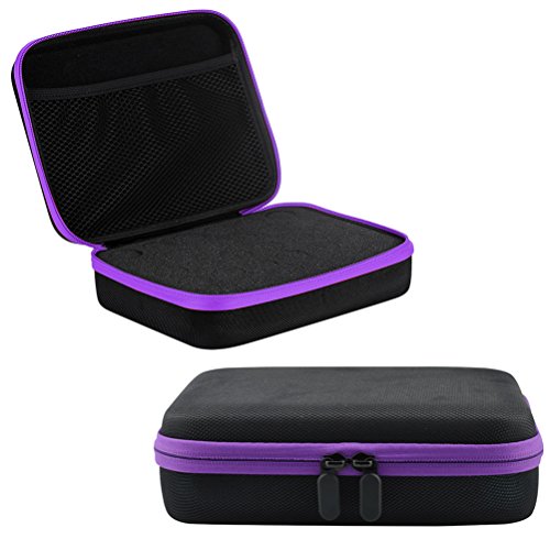 Frcolor - Estuche organizador para 30 botellas de aceites esenciales (morado)