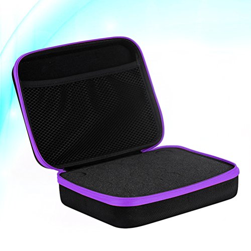 Frcolor - Estuche organizador para 30 botellas de aceites esenciales (morado)