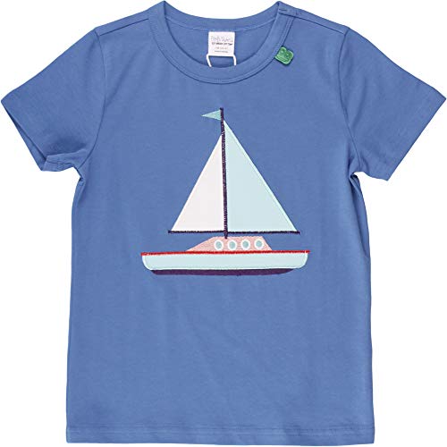 Fred's World by Green Cotton Ocean Boat S/s T Camiseta, Azul (Blue 019403901), 116 para Niños