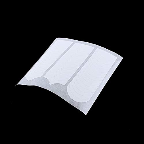 French Nails - Accesorio de adhesivo de guía de forma francesa para Nail Art Tips 50 Pack