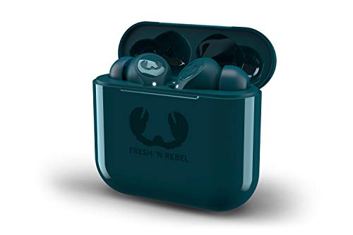 Fresh 'n Rebel Twins Wireless In-Ear Auriculares – True Wireless, Auriculares inalámbricos intraurales Bluetooth TWS - Petrol Blue