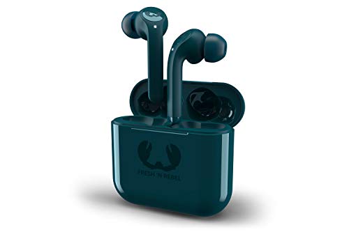 Fresh 'n Rebel Twins Wireless In-Ear Auriculares – True Wireless, Auriculares inalámbricos intraurales Bluetooth TWS - Petrol Blue