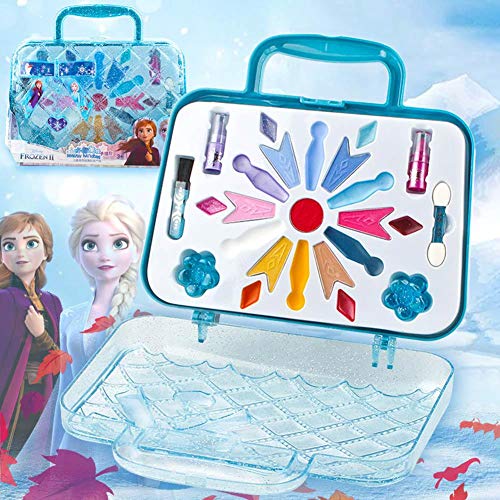 Frozen Set Maquillaje Niña, Caja De Maquillaje Segura No Tóxica Frozen Set De Cosmética Infantil
