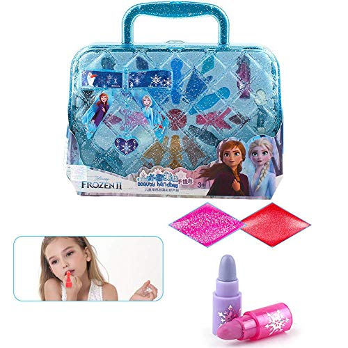 Frozen Set Maquillaje Niña, Caja De Maquillaje Segura No Tóxica Frozen Set De Cosmética Infantil