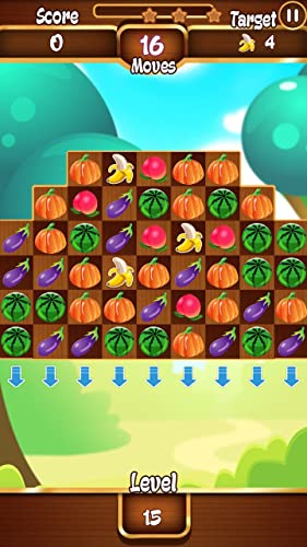 Fruitscapes - Farm Fresh Match 3 Game