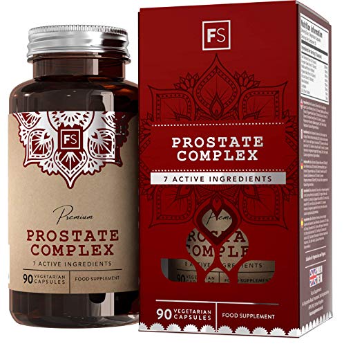 FS Formula para la Prostata 90 Capsulas Veganas | Con Serenoa Repens para Apoyar la Salud de los Hombres | Incluye 8 Ingredientes: Saw Palmetto, Hoja de Ortiga, Semilla de Calabaza y Zinc | Sin OGM