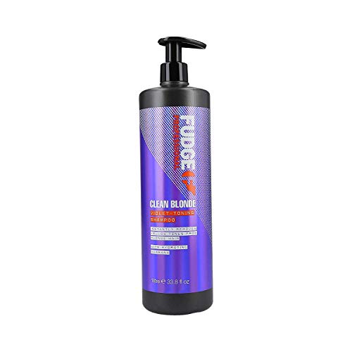 Fudge - Champú profesional de tono morado para cabello rubio, 1 l (34543)