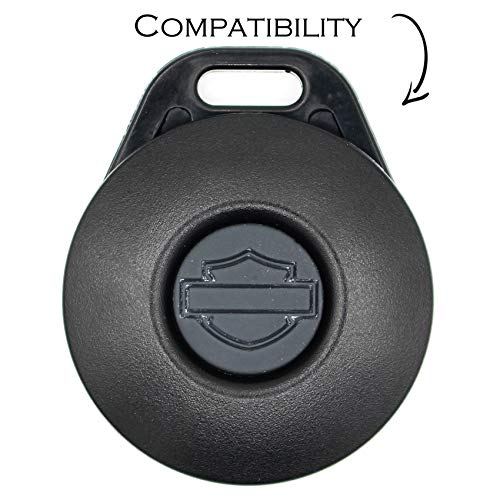 Funda de silicona para llave de motocicleta HAA de Keyless Go, llave de vehículo negro, naranja