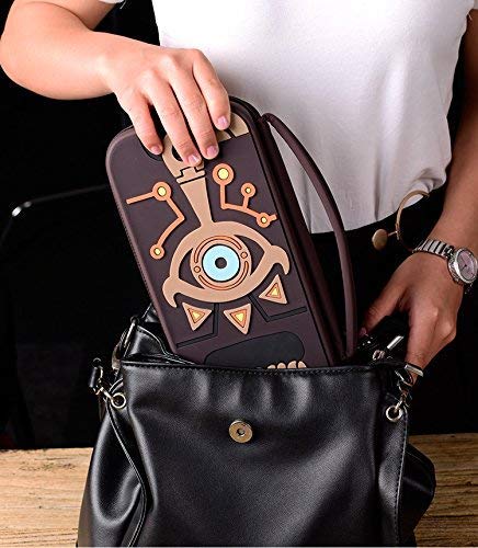 Funda para Nintendo Switch, estuche rígido de viaje grabado en relieve con Zelda Breath Of The Wild, funda protectora portátil para la consola Nintendo Switch y accesorios