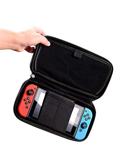 Funda para Nintendo Switch, estuche rígido de viaje grabado en relieve con Zelda Breath Of The Wild, funda protectora portátil para la consola Nintendo Switch y accesorios