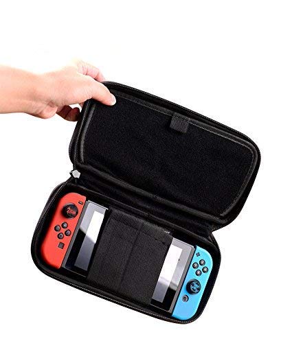 Funda para Nintendo Switch, estuche rígido de viaje grabado en relieve con Zelda Breath Of The Wild, funda protectora portátil para la consola Nintendo Switch y accesorios