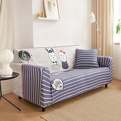 Funda Sofa Funda De Sofá Elástica Universal Con Todo Incluido Funda Universal Antigua Funda De Sofá De Tres Plazas Funda De Protección De Chaise Combinada Doble-Liangxiaowu Guess L Versión Grande_Los