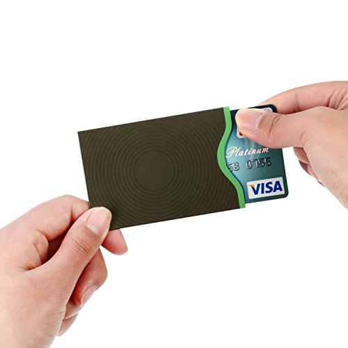 Fundas protectoras para DNI, tarjetas de crédito y pasaportes, 10 para tarjetas de crédito y 2 para pasaportes, de la marca Tenn Well