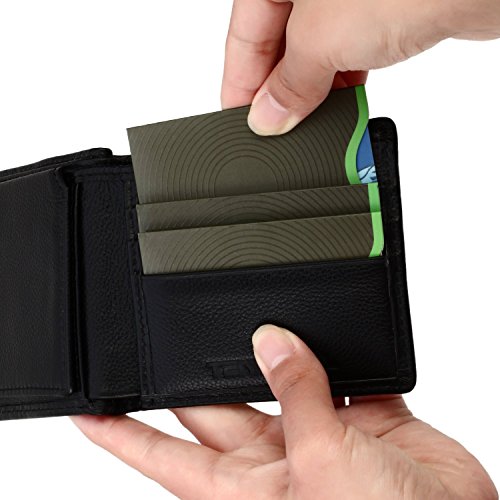 Fundas protectoras para DNI, tarjetas de crédito y pasaportes, 10 para tarjetas de crédito y 2 para pasaportes, de la marca Tenn Well