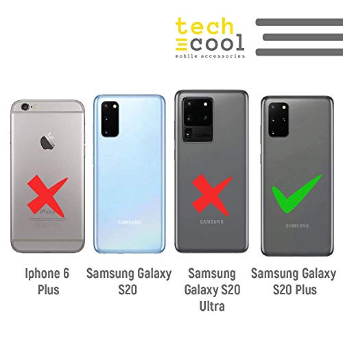 Funnytech® Funda Silicona para Samsung Galaxy S20 Plus [Gel Silicona Flexible, Diseño Exclusivo] Mascotas I Love Bulldog Frances Fondo Morado