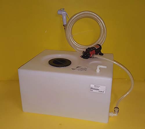 Futi Snc - Kit de ducha con bomba autoclave de 12 V y depósito para agua, barco, náutica y autocaravana