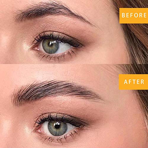 FuYouTa Jabón de cejas Jabón en gel para cejas Jabón de cejas 3D con cepillo Jabón para cejas Jabón de cejas de larga duración